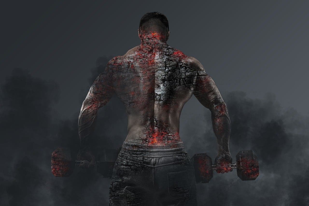 Silhouette of a man facing himself — the upgrade isn't coming